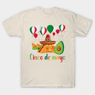 cinco de mayo celebrating for lovers of cinco de mayo 5th day T-Shirt